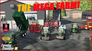 The Mega Farms - Competitive Multiplayer | Chellington Valley!| | Farming Simulator 19 - LIVE