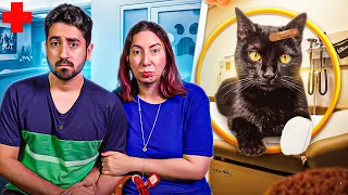 NOSSO GATO FOI PARA O VETERINÁRIO E REVELAMOS UMA SURPRESA | Gabriel e Shirley 2.0