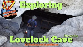 Exploring Lovelock Cave in Nevada
