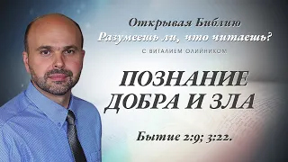 ПОЗНАНИЕ ДОБРА И ЗЛА. БЫТИЕ 2:9; 3:22.