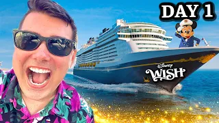 Embarking on the Disney Wish: My First Unforgettable Disney Cruise Experience DAY 1