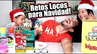 Retos Locos para Navidad | Adivina la Textura | Family Juega