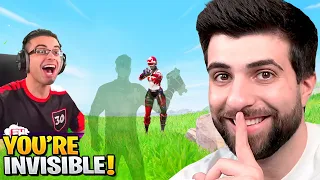 I CHEATED in Nick Eh 30's Fortnite Hide and Seek!