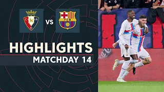 Highlights CA Osasuna vs FC Barcelona (1-2)