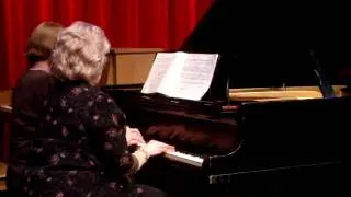 "Fantasie in f minor, D.940" by Franz Schubert, piano - Barbara S. & Barbara P.