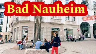 Bad Nauheim City Germany 🇩🇪 Walking tour, 4k video
