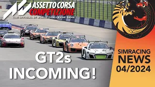 Sim Racing News Of The Week 04/2024 - Assetto Corsa Competizione: GT2s Incoming!