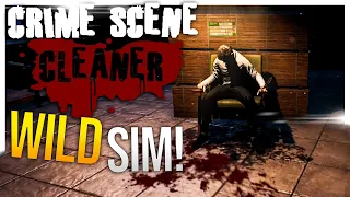 WILD SIM!  The Mob Hired Me To Clean Up Their Mess  Crime Scene Cleaner DEMO