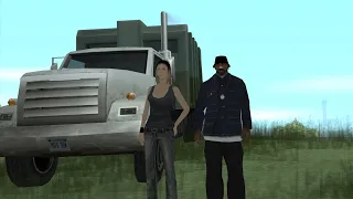 Going on a "She Drives" date with Michelle - in a Trashmaster - GTA San Andreas