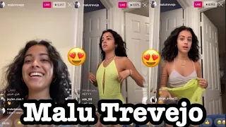 Malu Trevejo Instagram Live Showing Off Her Body😍July 7th 2020