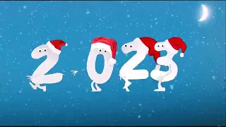 Good Bye 2022 Welcome 2023 New Year Number Fun 2023 Animation