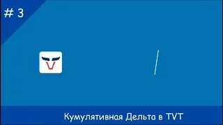 №3 Как применять кумулятивную дельту в TVT #кумулятивнаядельта #кумулятивная #дельта