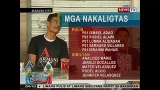 BP: 5 pulis at 5 sibilyan na naipit sa bakbakan sa Marawi City, nakaligtas