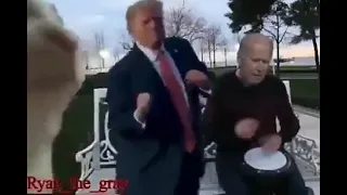 Trump, Biden and the Cat