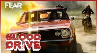 Chased by Barbarian Bikers | Blood Drive