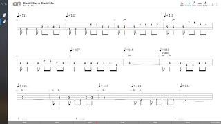 The Clash - Should I Stay Or Should I Go (BASS TAB PLAY ALONG)