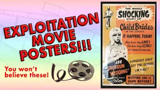 Explotation Movie Posters Marihuana, Child Brides, Glen or Glenda, Teenage Mother and more!