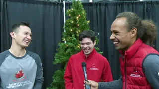 #GPFVancouver: Elladj Baldé, Patrick Chan and Keegan Messing