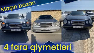 Sumqayıt maşın bazarı bugün 4 fara W210 4 göz mercedes qiymətləri