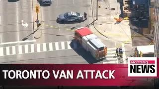 At least 9 dead, 16 injured after van hits pedestrians in north Toronto