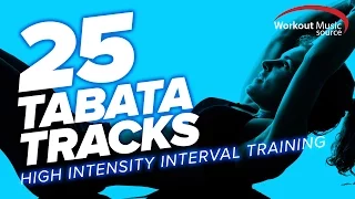 Workout Music Source // 25 TABATA Tracks // HIIT Training with Vocal Cues (128-155 BPM)