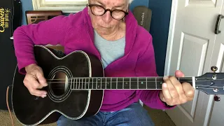 Mo Gunn Performing on a 265B Shari Ulrich Songbird Tenor Guitar  through a Fender junior Amplifier