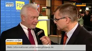 Wolfgang Kubicki (FDP) zum Wahlausgang in Niedersachsen - VOR ORT vom 20.01.2013