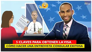 Cómo responderle al cónsul para que te de la visa americana 2023!! Toca Viajar