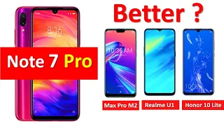 REDMI NOTE 7 PRO Vs MAX PRO M2 Vs REALME U1 Vs HONOR 10 LITE ! 5 Reasons To Wait Redmi Note 7 Pro 👌