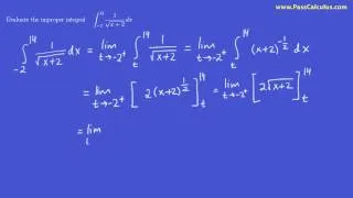 Calculus - Improper Integrals - Problem 1