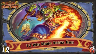 12 Win Excavate Mage Hearthstone Arena Run