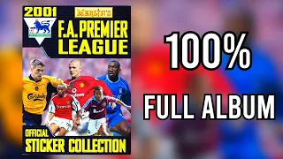 Merlin's Full Sticker Album FA Premier League 2000-2001 100% COMPLETE, LLENO, COMPLETO, ЗАПОЛНЕННЫЙ