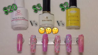 Makratt vs Born Pretty vs Full Beauty Transfer Foil Glue | Who is the Best??