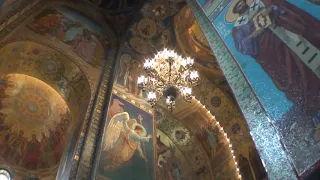 The Church of the Savior on Spilled Blood in St Petersburg Russia.