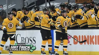 Marchand's hatty leads Bruins to high-scoring win over Pens