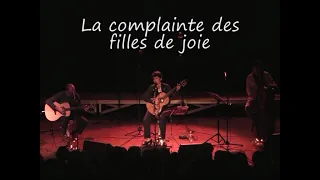 "La complainte des filles de joie" (Georges Brassens) par Eva Dénia trio