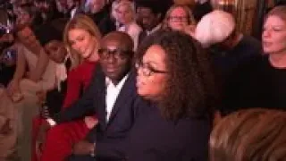Oprah sits frow at Stella McCartney in Paris