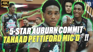 We micd up 2024 5-star Auburn commit Tahaad Pettiford!! |All access with the No.1 PG in the country🔥