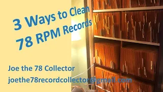 3 Ways to Clean 78 RPM Records