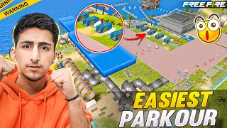 Easiest Parkour🤣😍Finally Complete￼￼ The Parkour - Free Fire India