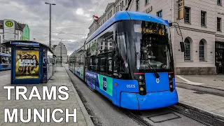 🇩🇪 Trams in Munich / Straßenbahn München (2022) (4K)