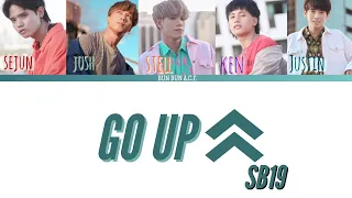 SB19 "GO UP" Color Coded Lyrics Tagalog/English Trans