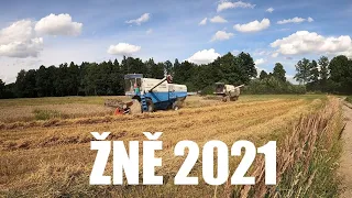 ŽNĚ 2021//4 KOMBAJNY NA POLI//3x FORTSCHRITT E 512//1x FORTSCHRITT E 514//ZETOR 7745//ZETOR 7245