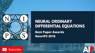 ODE | Neural Ordinary Differential Equations - Best Paper Awards NeurIPS