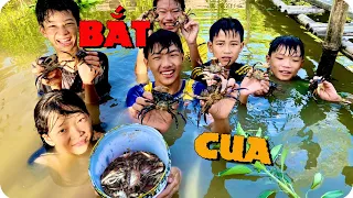 Anh Ba Phải Vlogs | Bắt Cua Ở Căn Cứ Địa Của Team | Catch crab