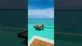 Noku Maldives Resort |  Floating breakfast in your private pool