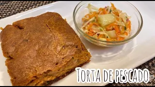 Torta de pescado al estilo manabita