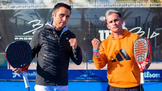 FERNANDO BELASTEGUÍN reta 1VS1 a DELANTERO09 - Partido de Pádel *Tie Break*