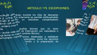 DESCANSO  DOMINICAL  REMUNERADO. CODIGO SUSTANTIVO DEL TRABAJO COLOMBIANO