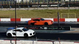 Mustang s550 vs Audi R8 V10 Plus vs Corvette ZR1 vs Hellcat | ARRANCONES AUTÓDROMO CULIACÁN